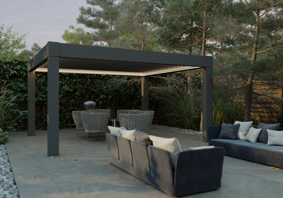 Проект небольшого сада в Воронеже.