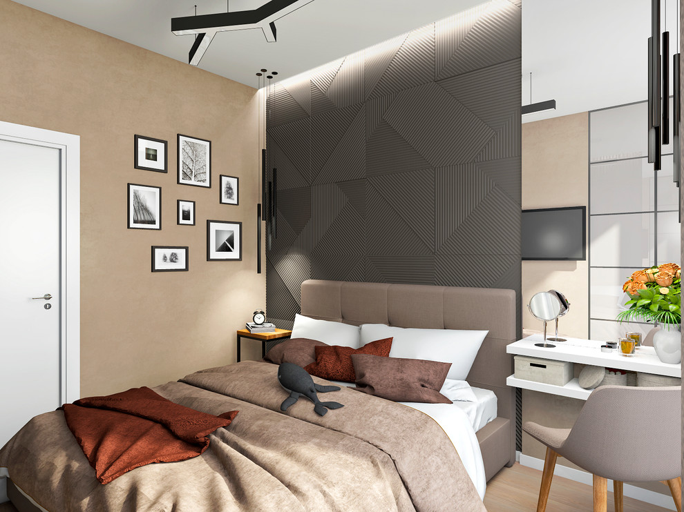 Дизайн интерьера однокомнатной студии в ЖК "Гринвуд"