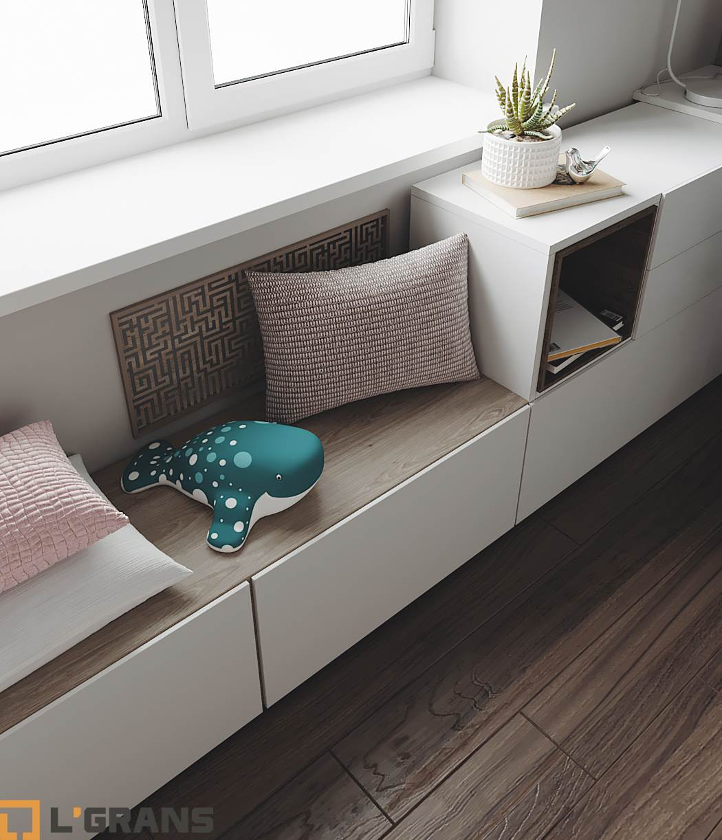 Дизайн проект интерьера 3к. квартиры ул. Советская