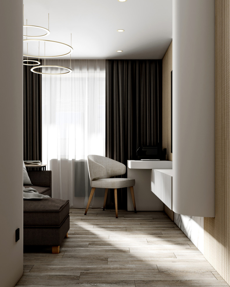 Дизайн интерьера квартиры 57 м2 во вторичном фонде Москвы