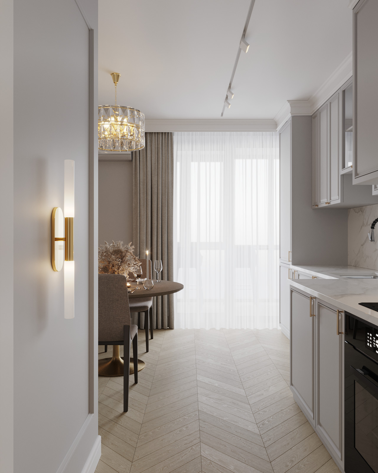 Обложка проекта: ЖК Норвежский, 66 кв.м