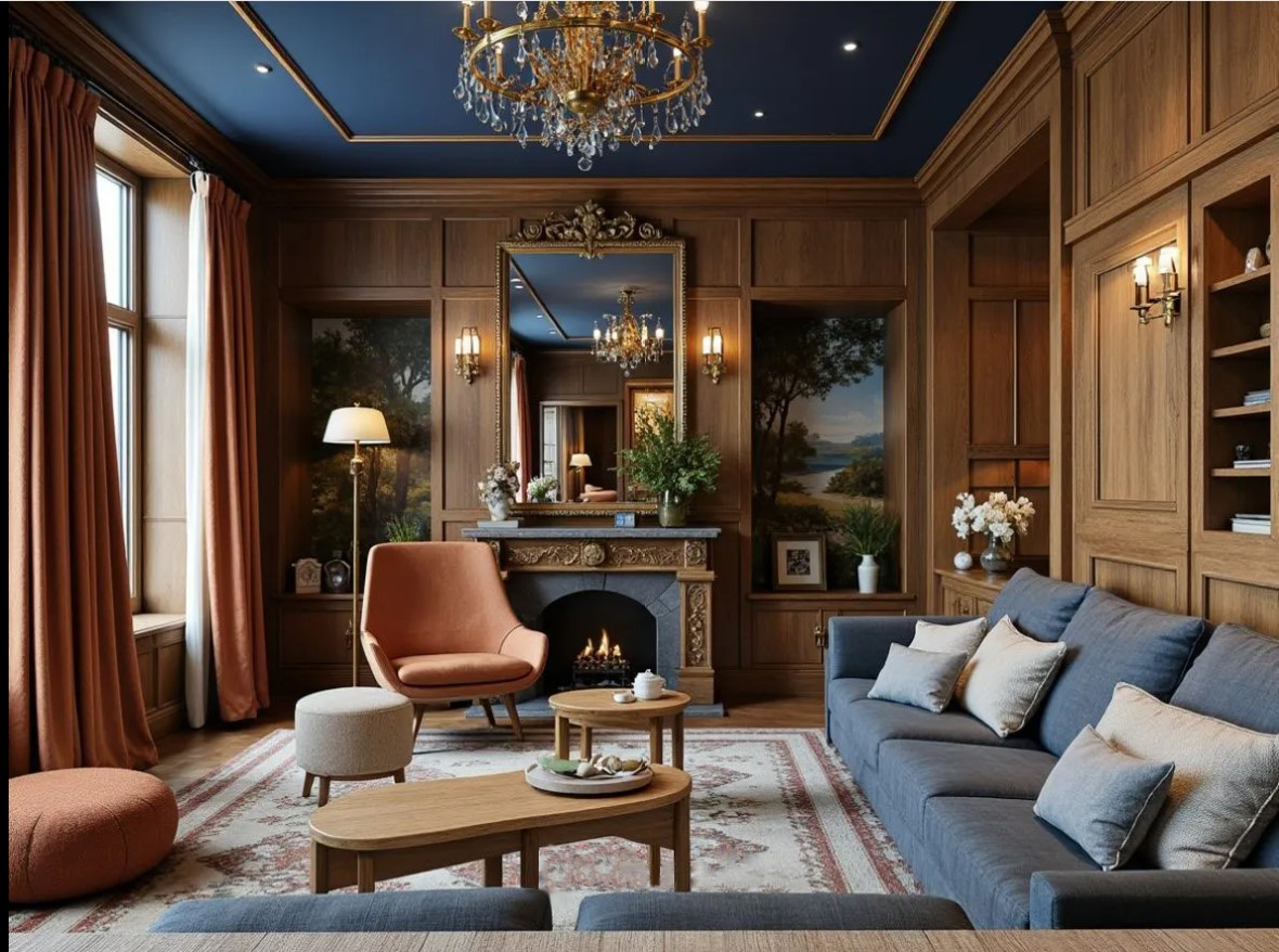 Обложка проекта: Интерьер дома в неокупеческом стиле