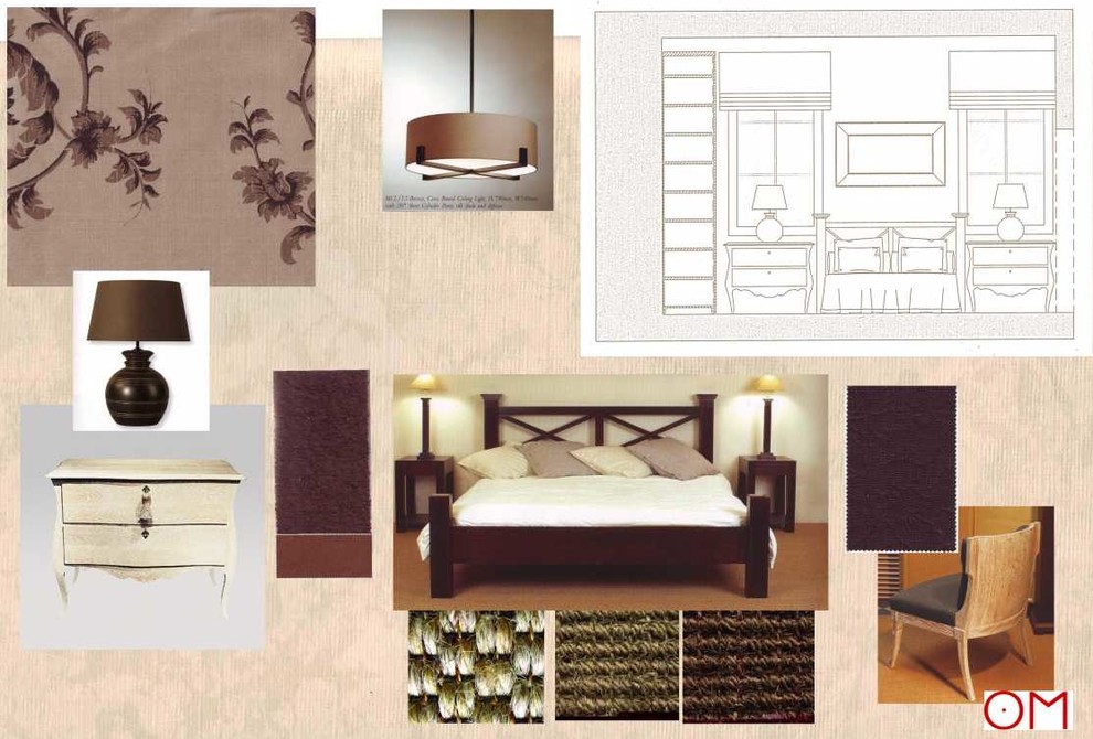 Эскиз спальни