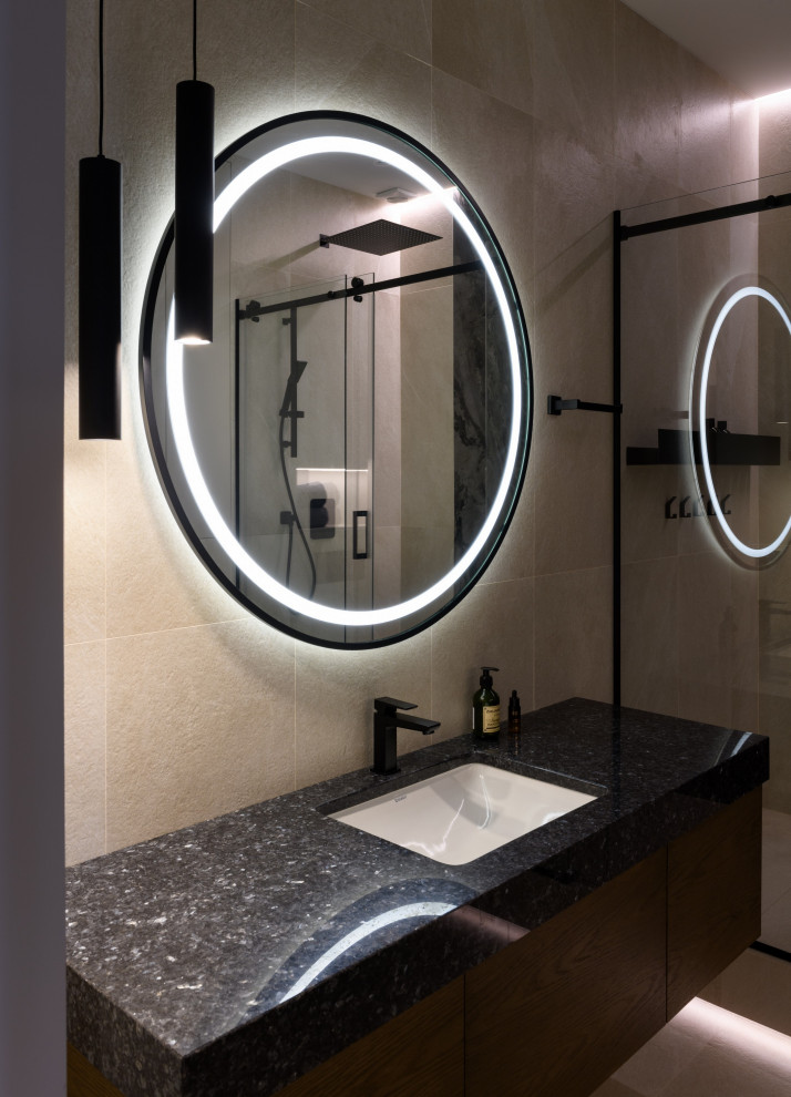 Натуральные материалы в интерьере трехкомнатной квартиры