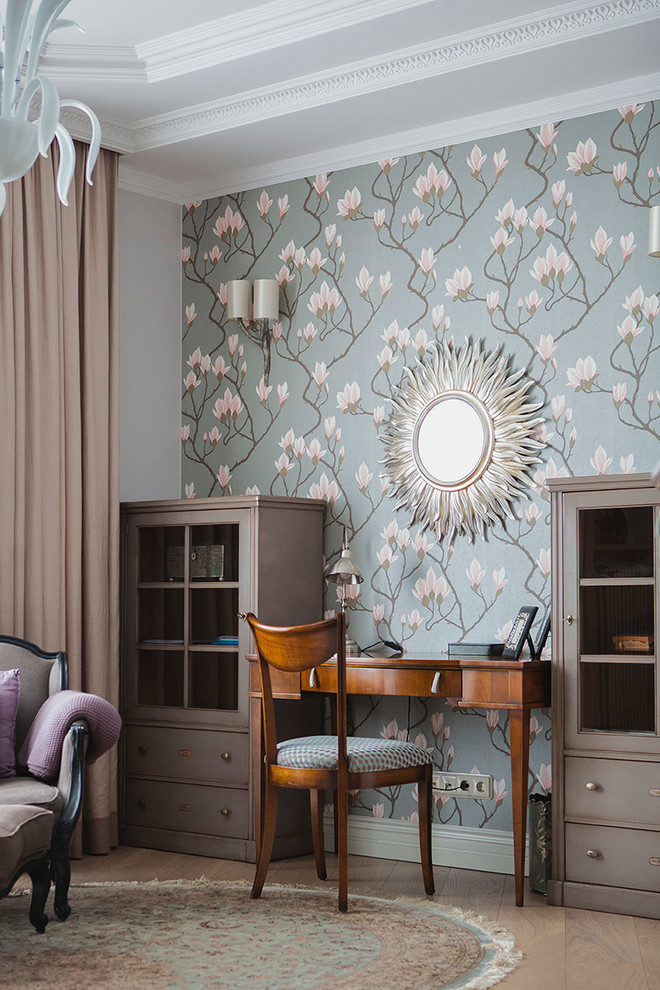 В гостях: Жемчужные тона и балерины в московской квартире