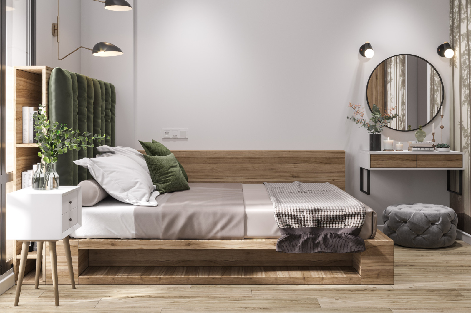 Эко-минимализм на 55 кв.м. Красноярск