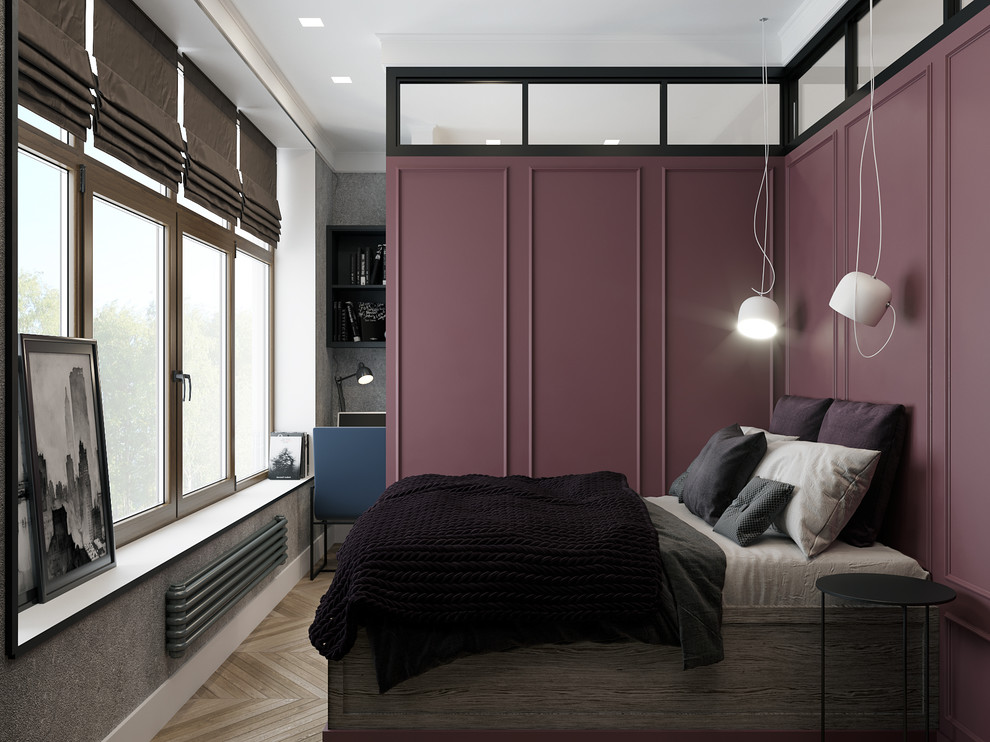 Однокомнатная квартира в стиле лофт с элементами классического стиля