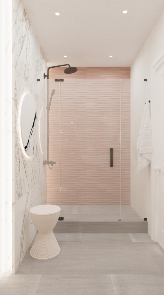 Дизайн душевой комнаты и санузла для квартиры в г. Казань