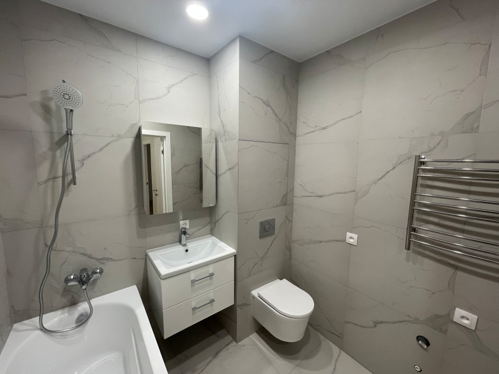 ремонт однокомнатной квартиры 45 кв "под ключ".