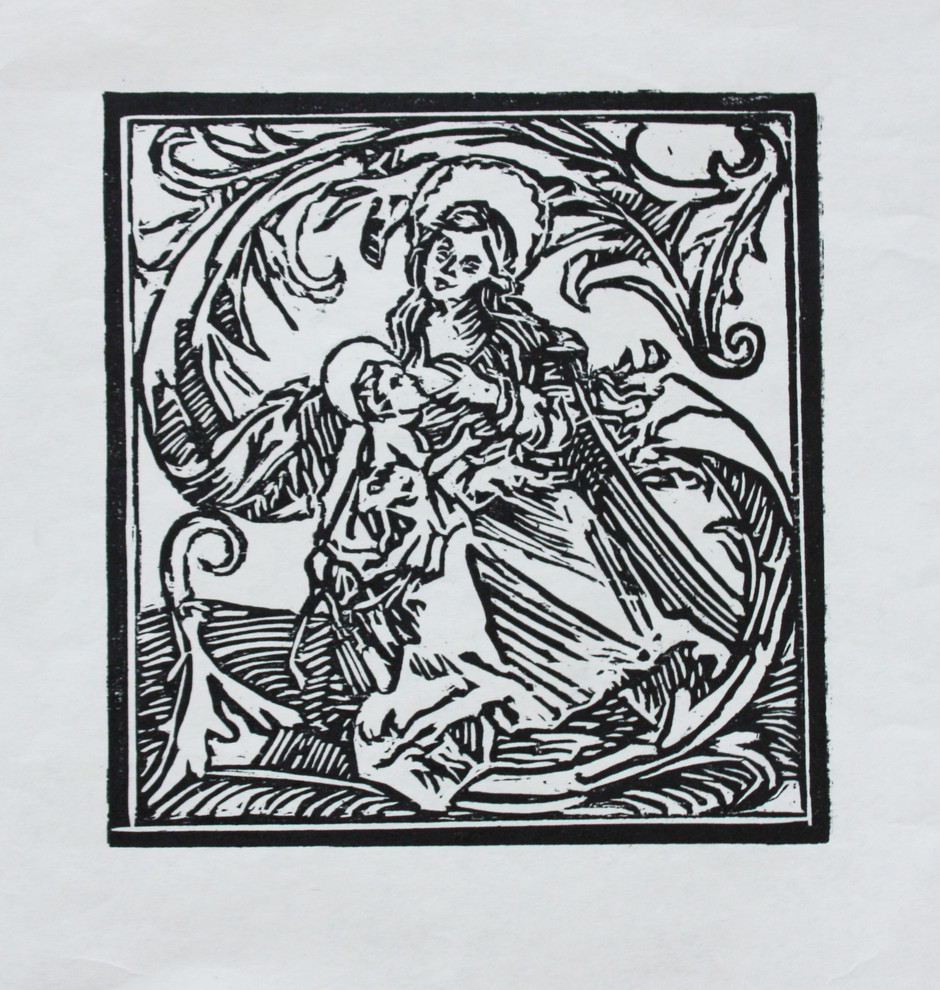 Обложка проекта: Линогравюра