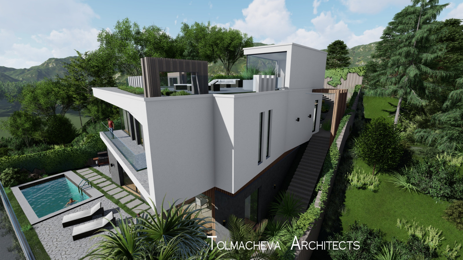 Частный жилой дом в Сочи