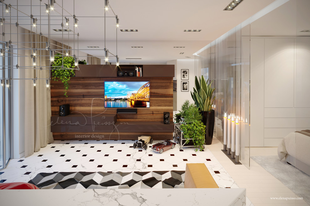 #Квартира_на_ Тверской для  стильного холостяка