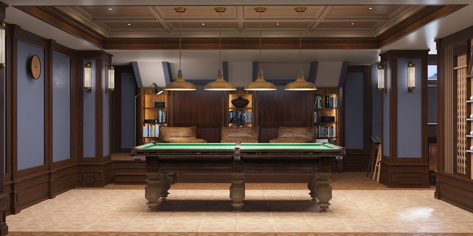 Обложка проекта: Бильярдная комната