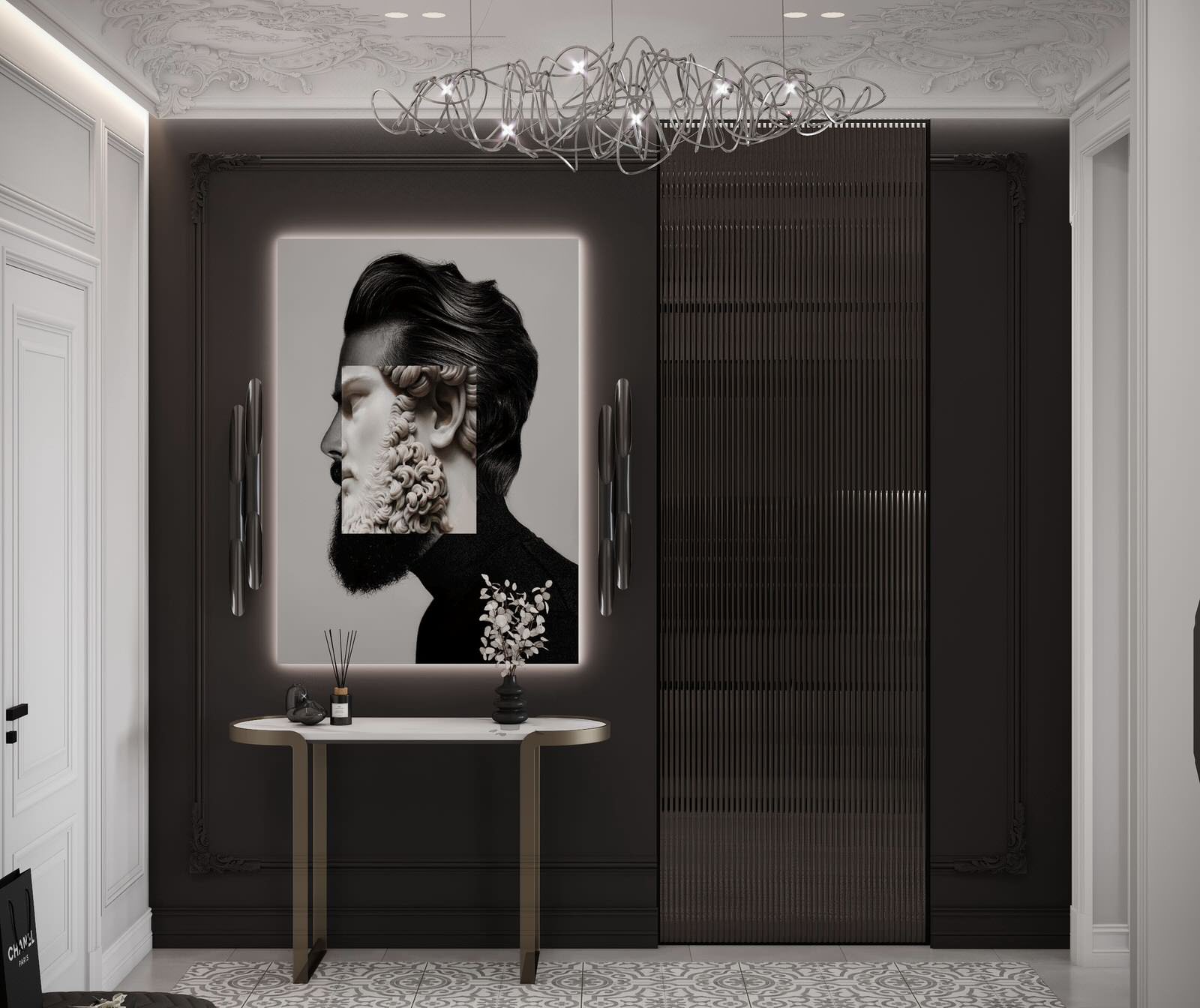 Дизайн трехкомнатной квартиры 170 м2