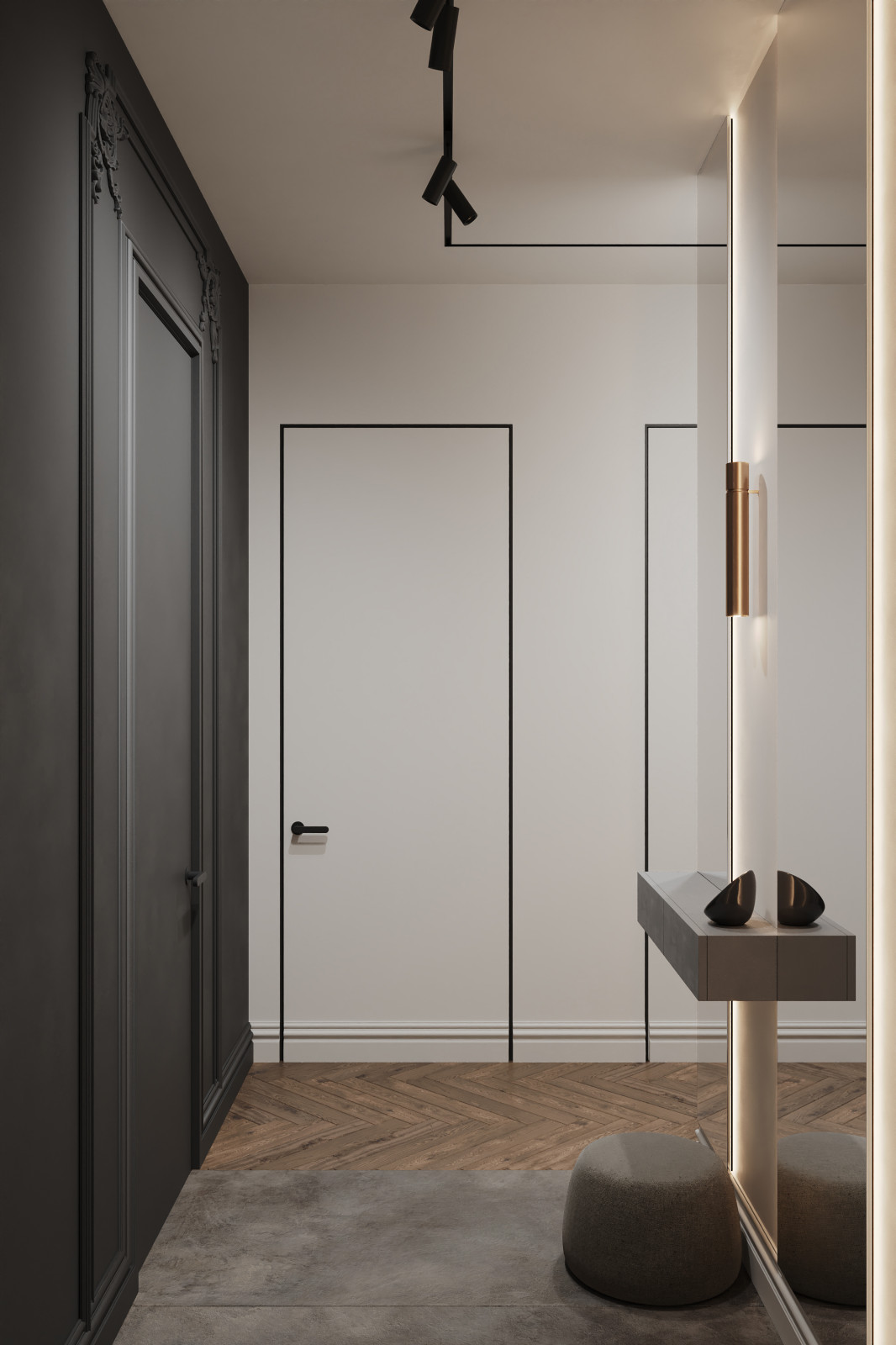 ЖК HEADLINER, дизайн-проект квартиры 102 кв.м.