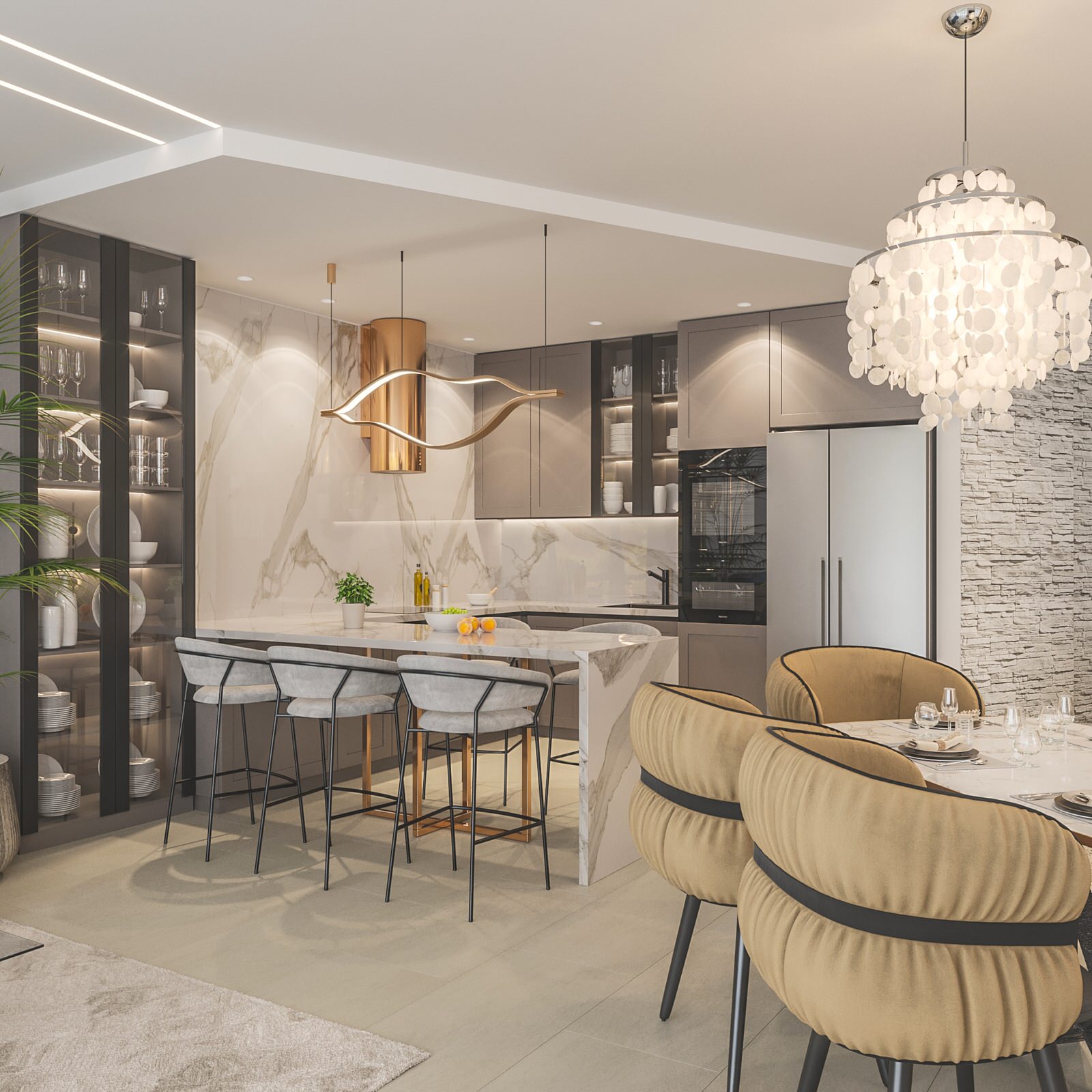 Частная квартира в современном стиле #житьуморя