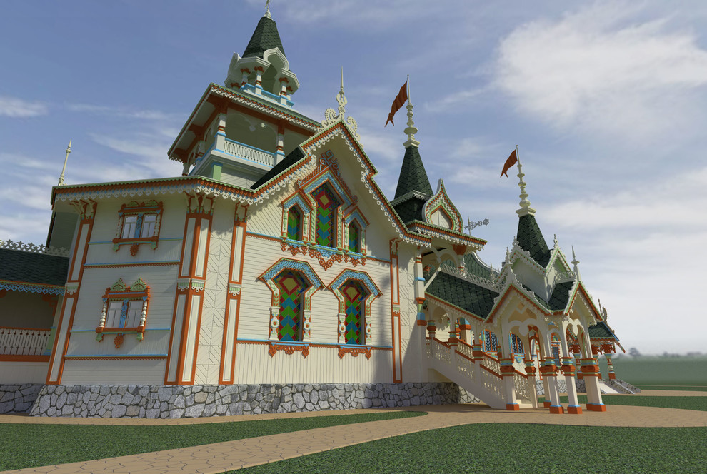 Обложка проекта: Ресторан в неорусском стиле