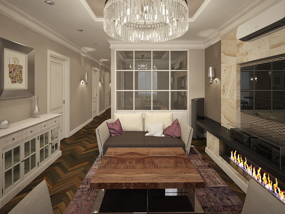 Обложка проекта: Американо со сливками и круассан с корицей