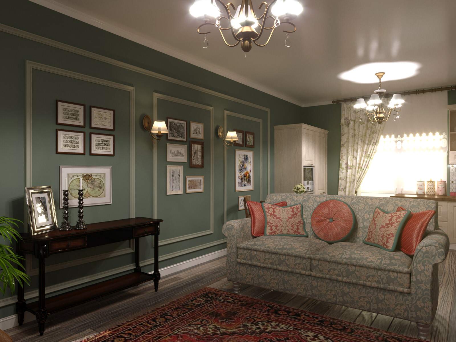 Дизайн проект загородного дома в английском стиле