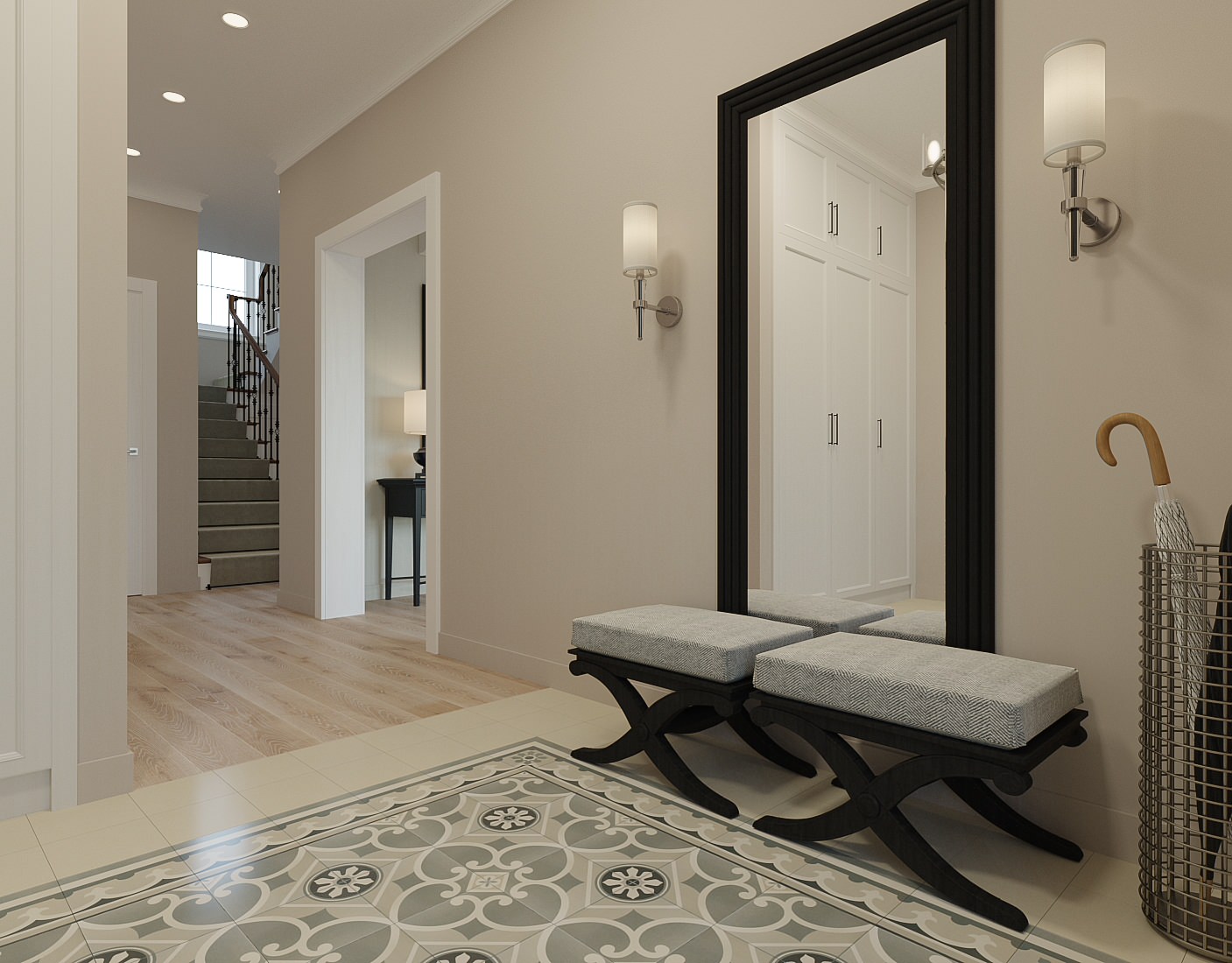 Лестница-холл "Дом Керченская"