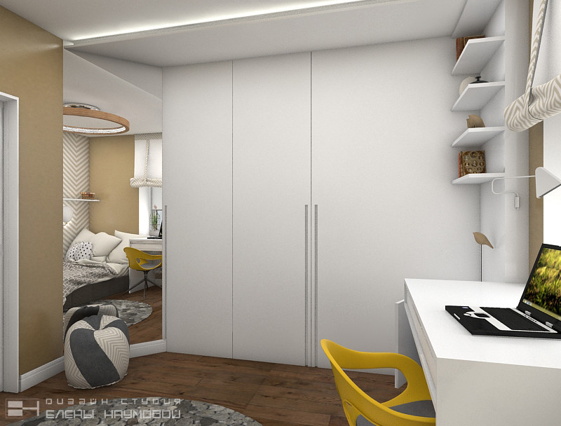 Проект 03 | Квартира для молодого отца с дочкой  | общая площадь 93 кв.м.