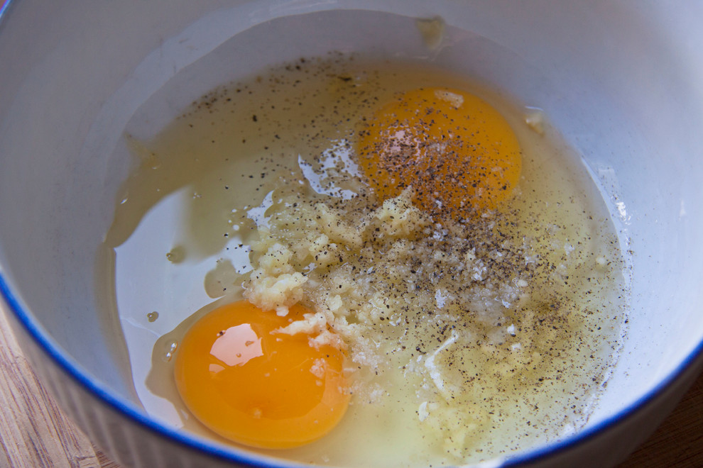 Рецепт: Клафути с кабачками и овечьим сыром