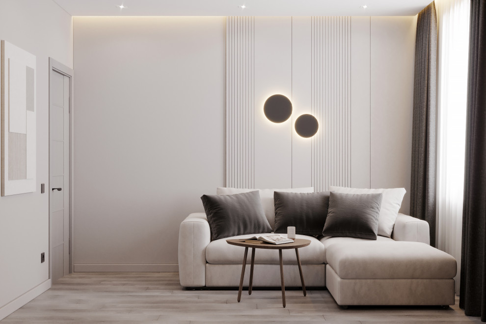 Обложка проекта: Дизайн гостиной в ЖК Арсенал г. Пермь