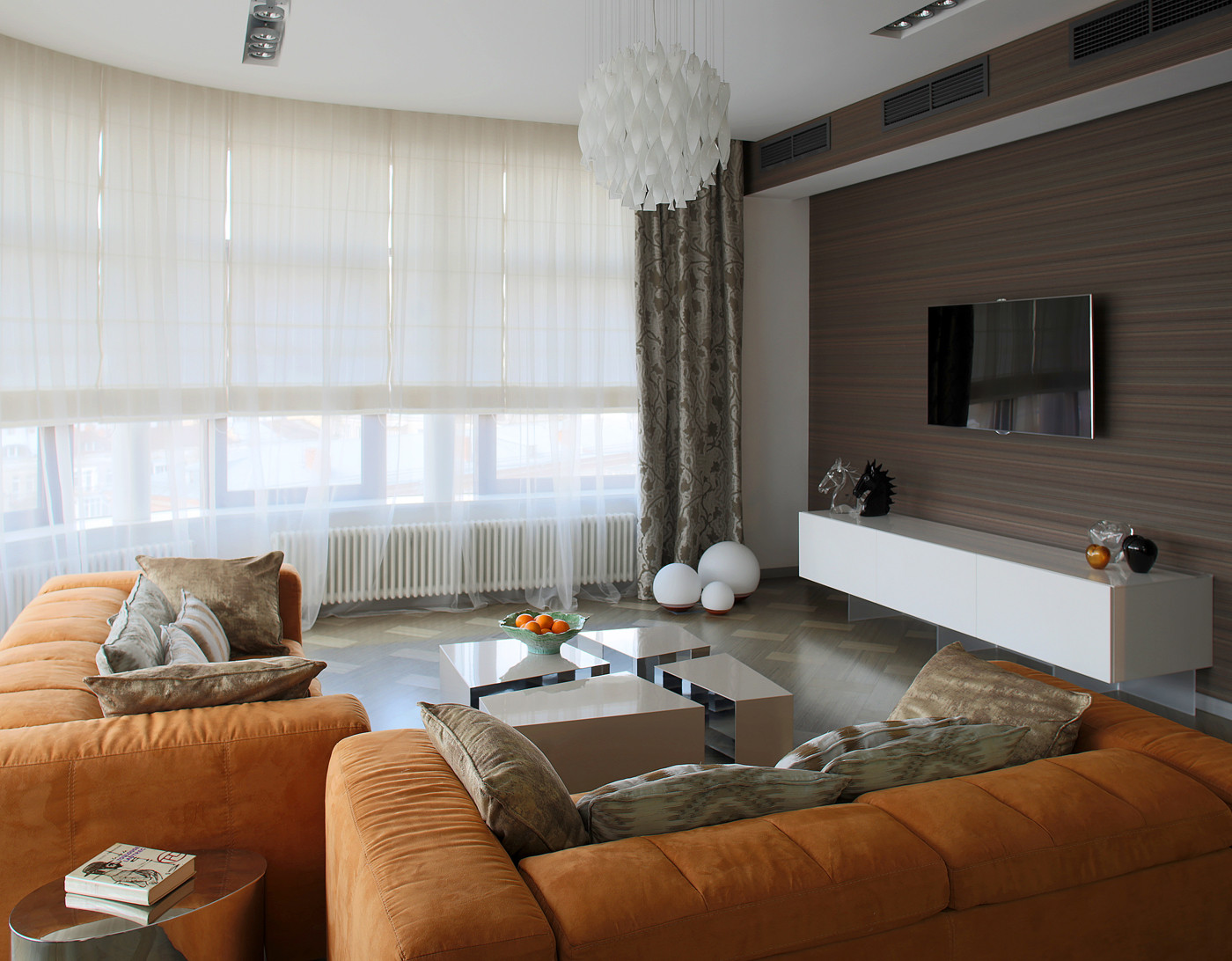 2х этажная квартира с видом на Иртыш и кинозалом