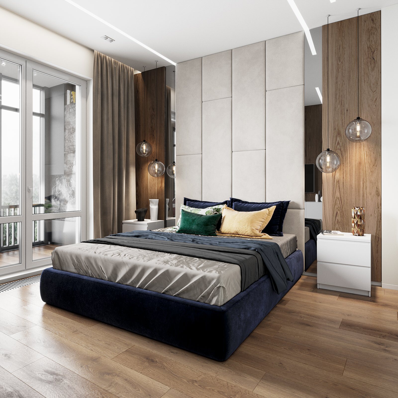 Квартира в современном стиле с элементами ЭКО в Санкт-Петербурге