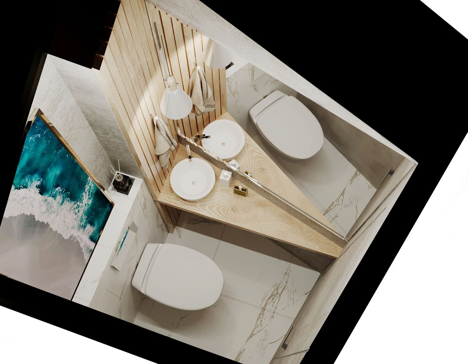 Светлые,минималистичные с сочными зелеными акцентами интерьеры