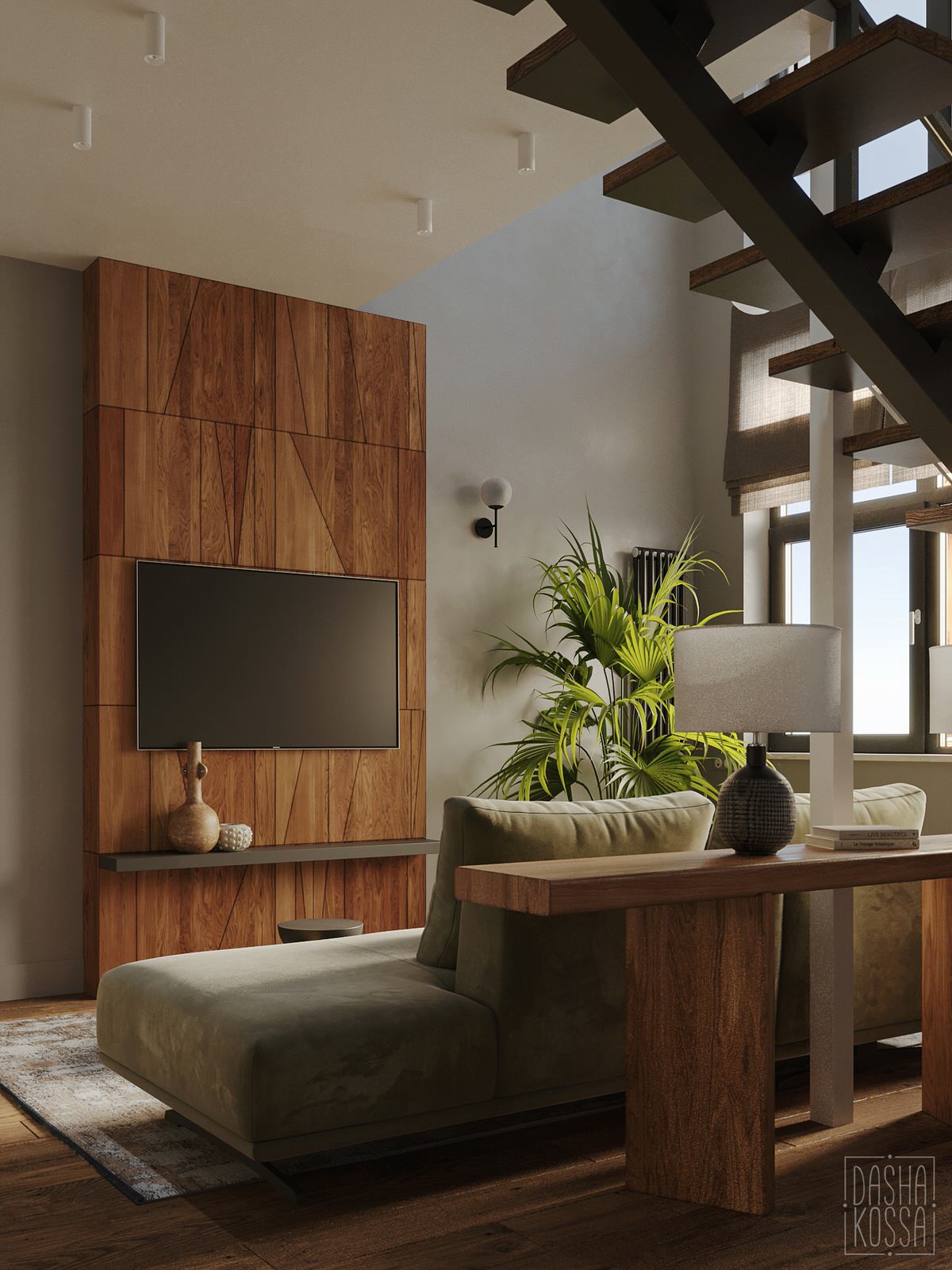 Обложка проекта: Двухуровневая квартира для загородной жизни в комфортных условиях