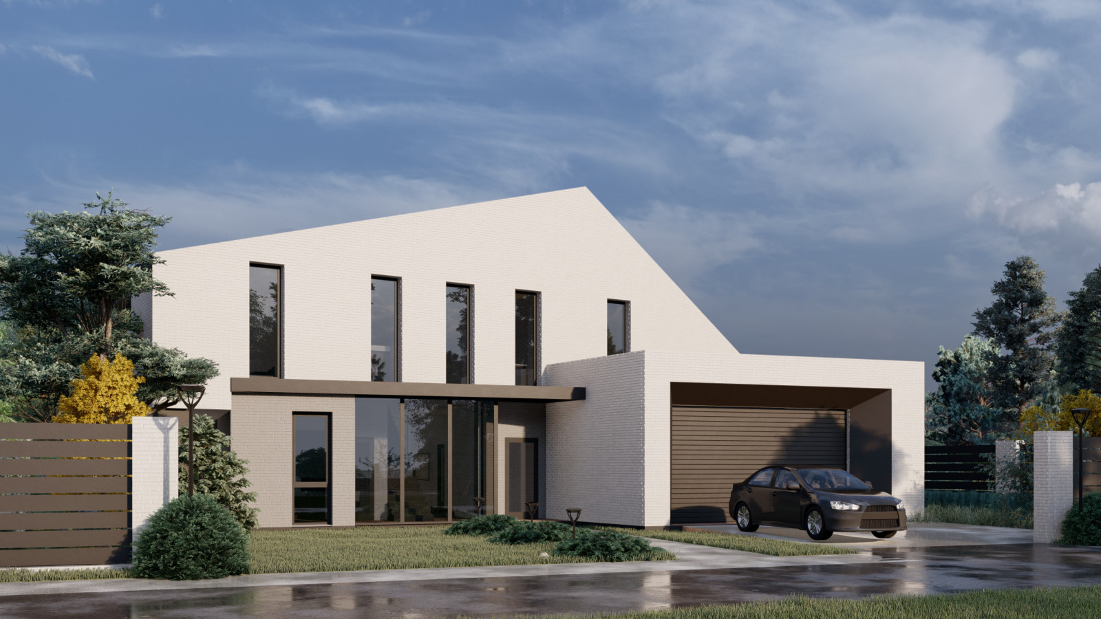 Обложка проекта: Проект 2-этажного дома для Елены