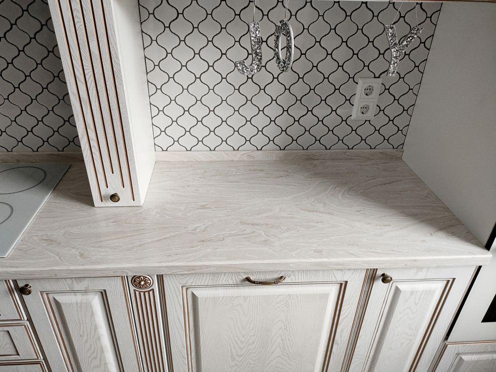 Столешница для классической кухни из искусственного камня Grandex