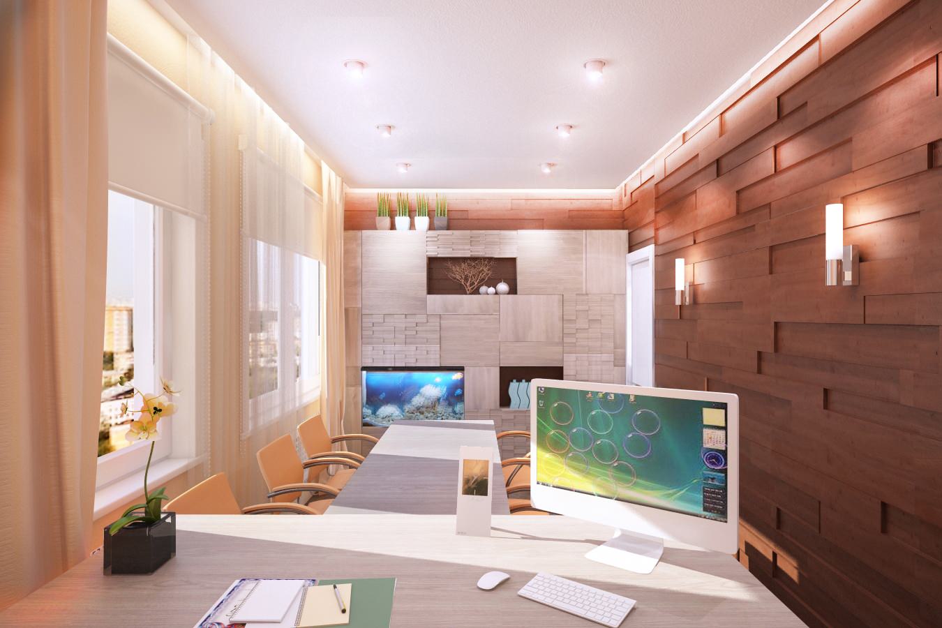 Дизайн-проект интерьера кабинета директора