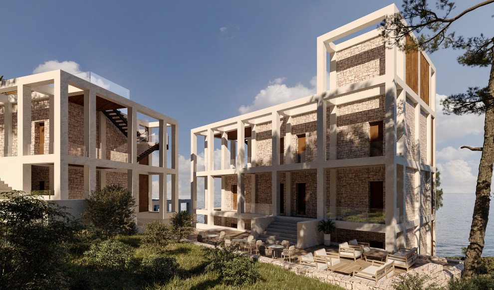 Hotel Caliza. Проект гостиницы в Симеизе в Крыму