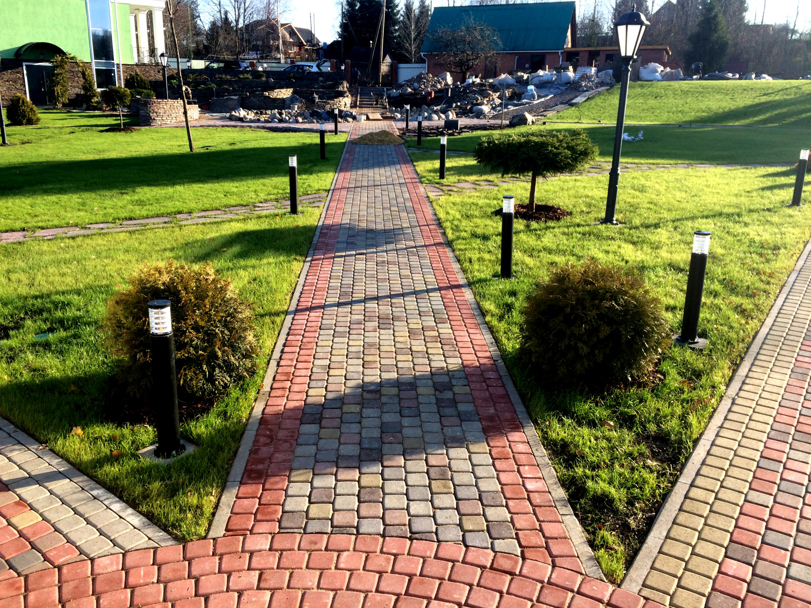 Обложка проекта: альпийская горка