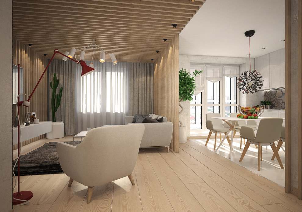 гостиная-кухня