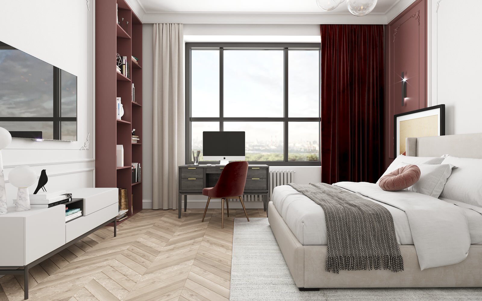 Дизайн интерьера: «Неоклассика в ЖК Суббота»