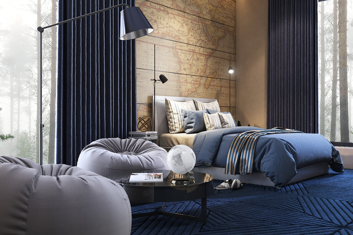 Интерьер загородного  дома