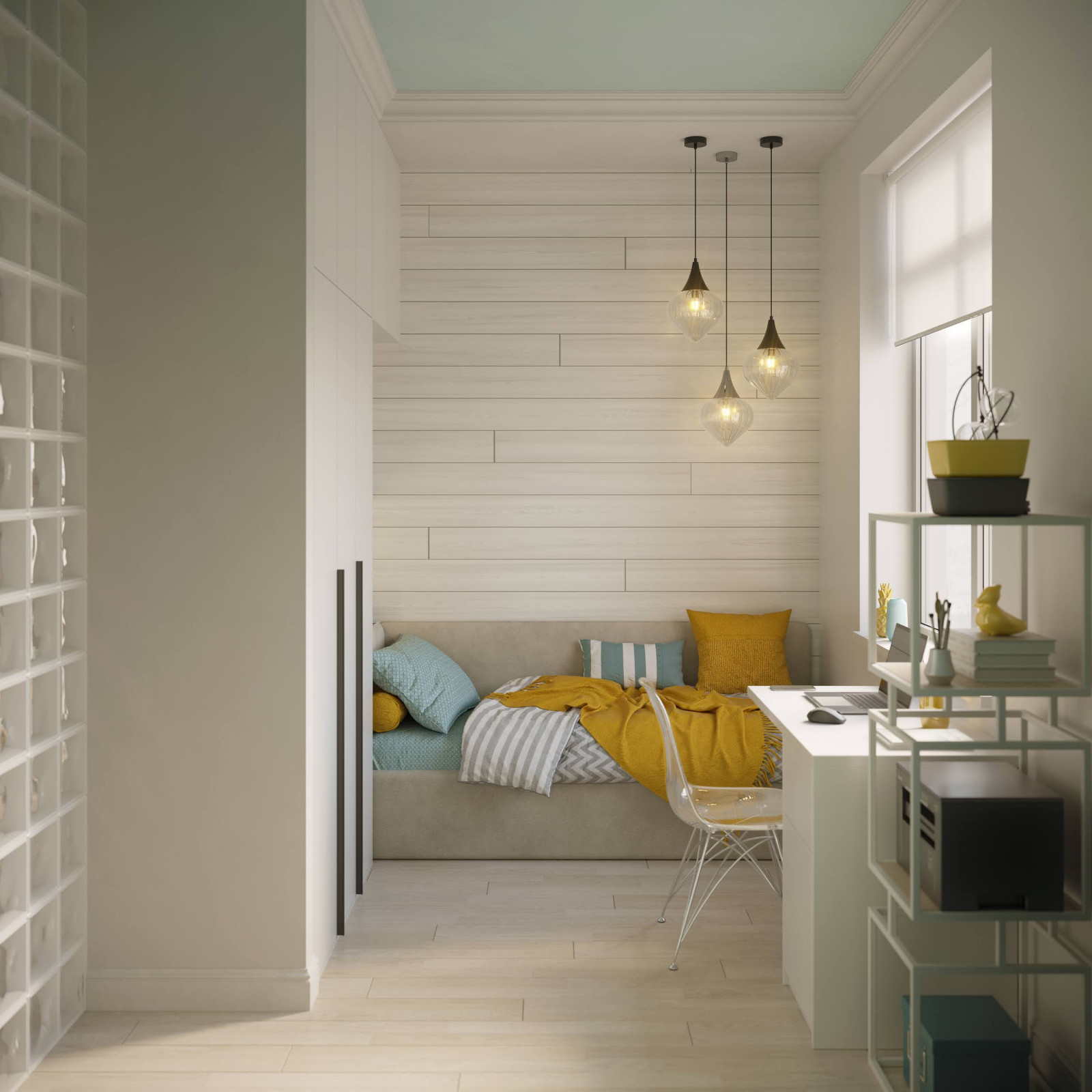 Маленькая комната девочки со всем необходимым