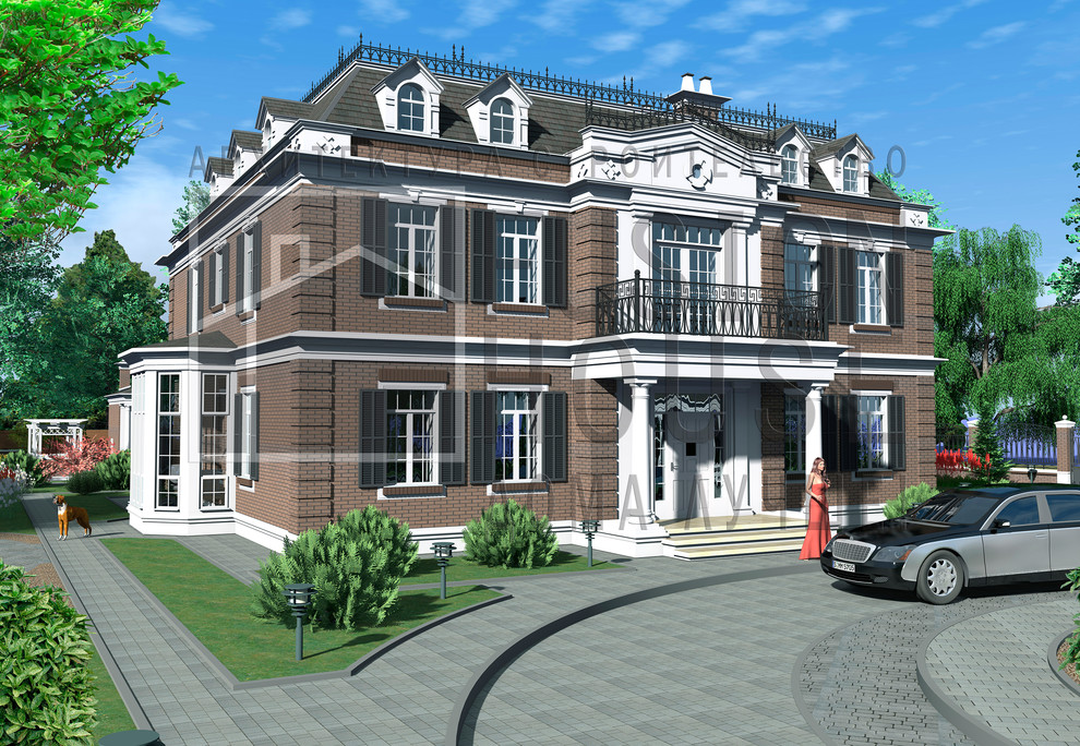 Обложка проекта: Загородный дом - "ШОКОЛАД"