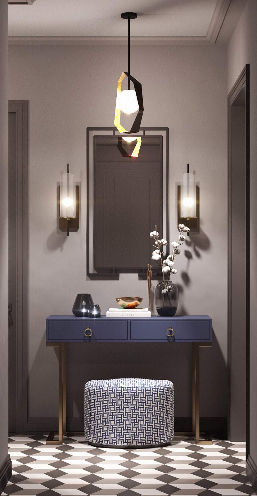 Дизайн трехкомнатной квартиры  в ЖК «Чемпион-парк»