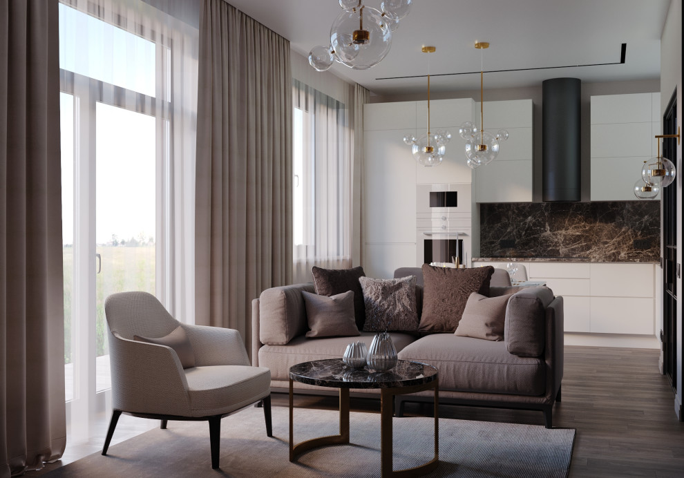 Небольшая квартира в ЖК Отрада для молодой женщины.