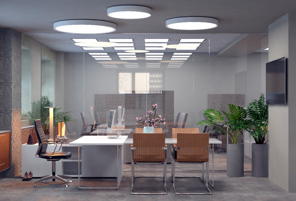 Офис 300м2 в стиле лофт