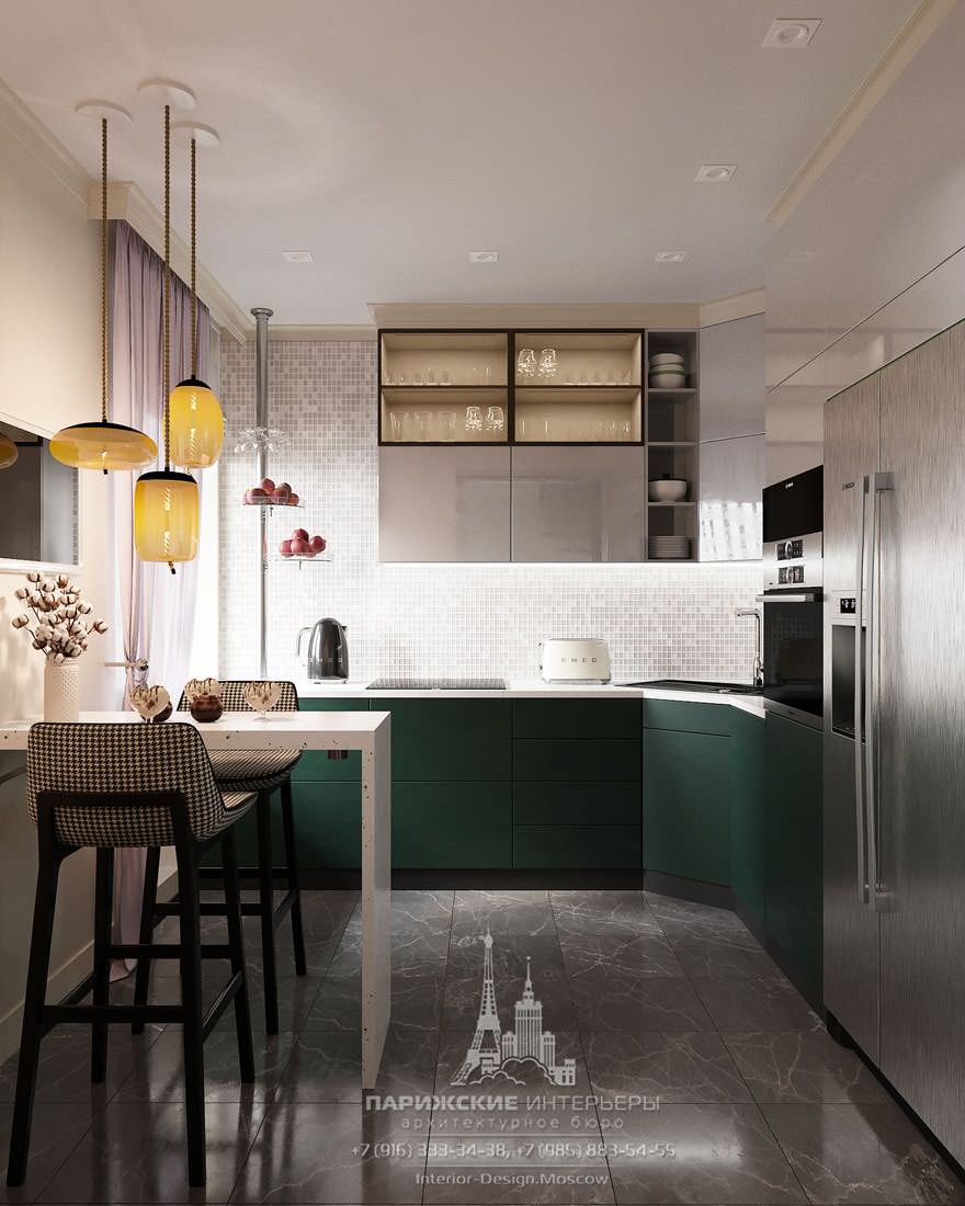 Дизайн двухуровневой квартиры для семьи с тремя детьми