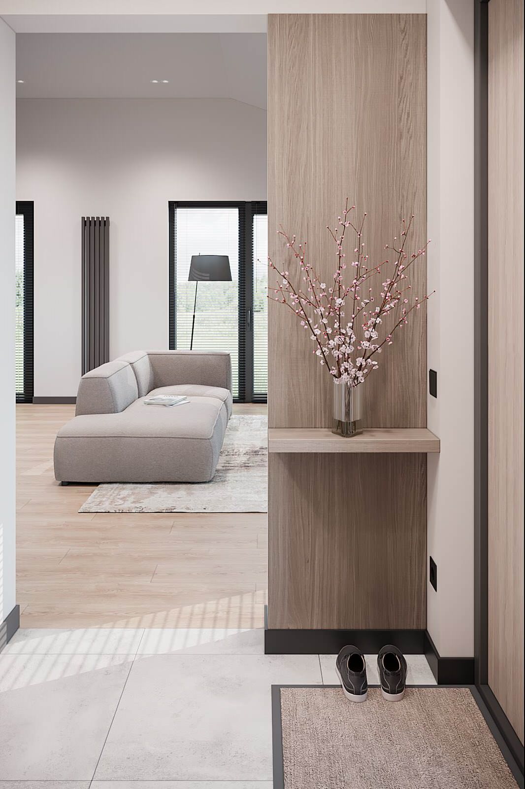 Дизайн интерьера дома 71 м² минимализм Ольховка Кантри Клаб