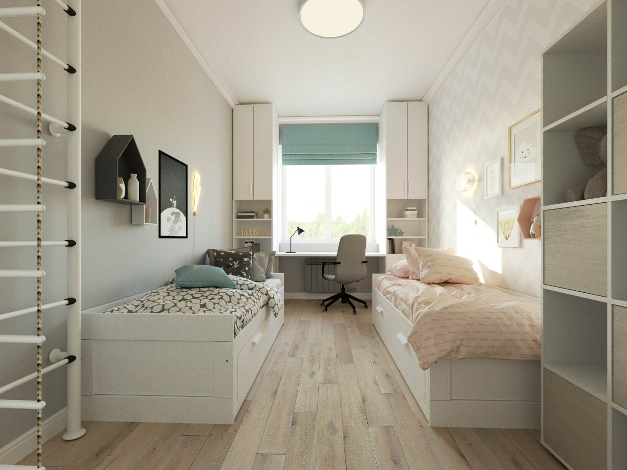 Дизайн проект квартиры 73кв.м. в пос. Зубово ЖК "Зубово-Лайф 2" для семейной