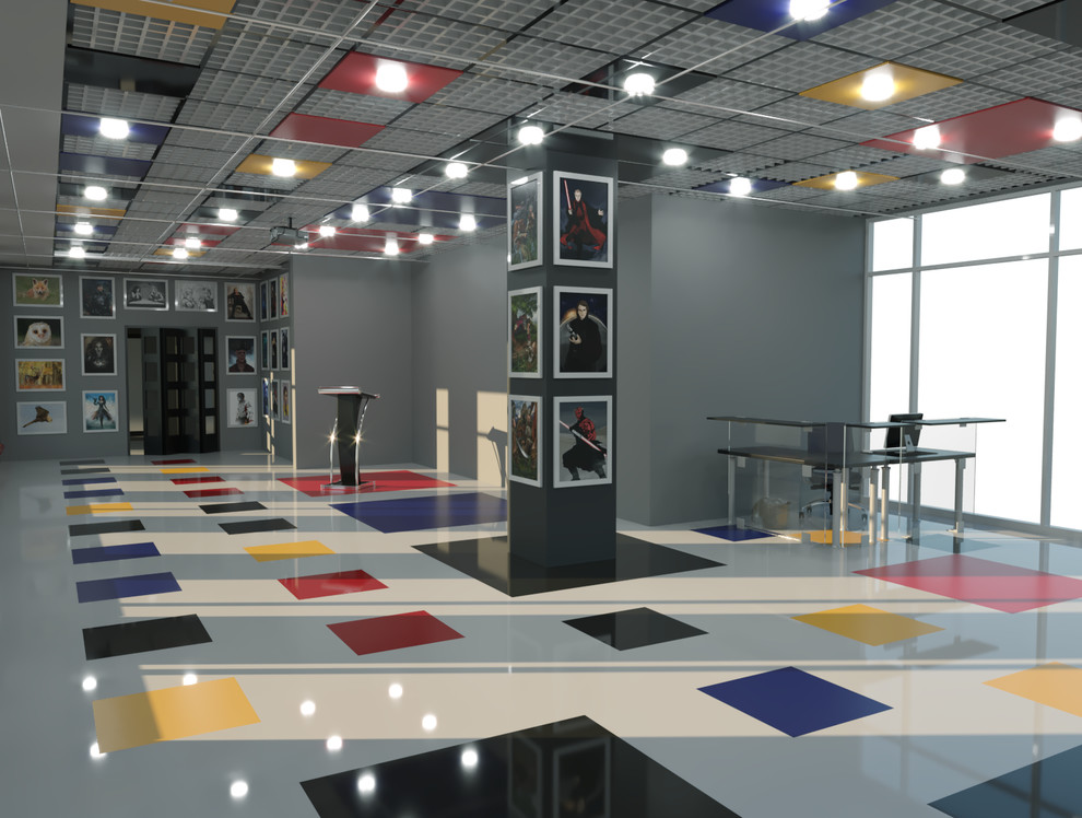 Выставочный зал в "Доме Моды"/Showroom in the "Fashion House"