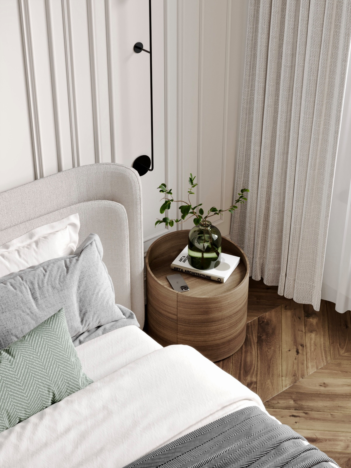 Квартира для сына дизайнера с хорошим вкусом. Вариант 2