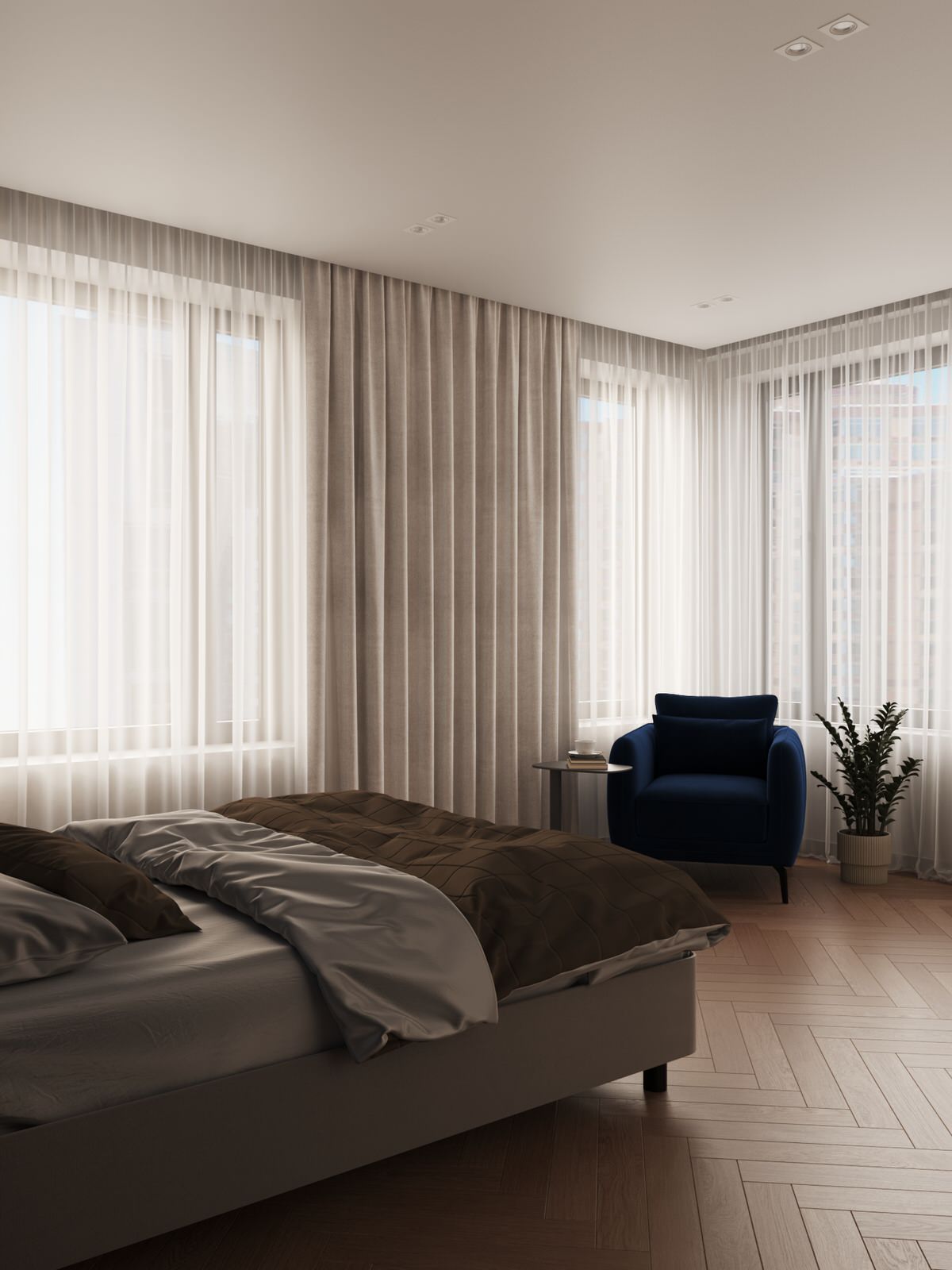 Проект квартиры 78 кв.м., ЖК Чикаго